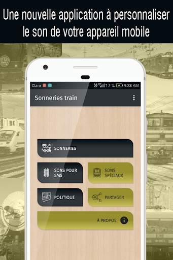 sonneries train pour telephone, sons de train screenshot 1