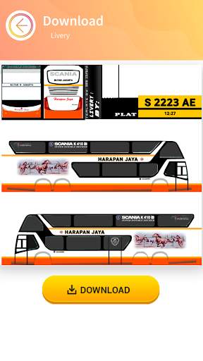 Livery Bus SDD Double Decker screenshot 5