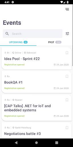 EVENTS MOBI screenshot 3