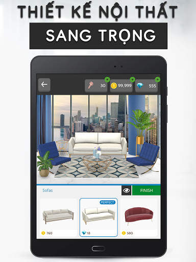 Thiết kế:Trò chơi thiết kế nhà, trang trí nội thất screenshot 9