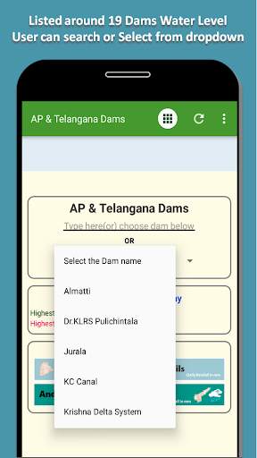 AP & Telangana Dams Level screenshot 2