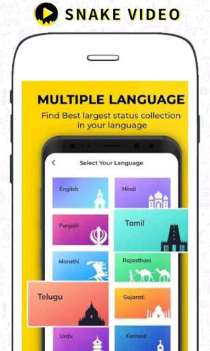 Snake Video Status 2021 - Moj Masti App screenshot 3