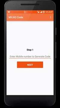 My Jio Code(free earn talktime screenshot 1