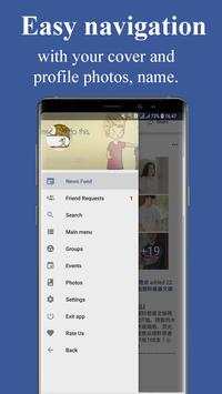 Mini for Facebook Messenger: Friendly & Security screenshot 5
