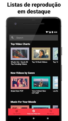 Música Grátis e Vídeos - Reprodutor de Músicas screenshot 2