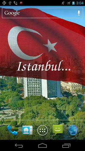 Turkey Flag Live Wallpaper screenshot 2