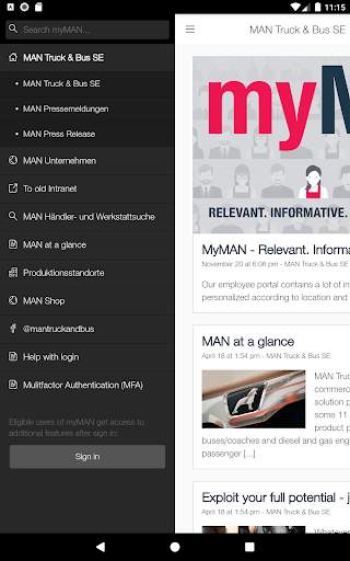 MAN Truck & Bus SE - myMAN screenshot 8