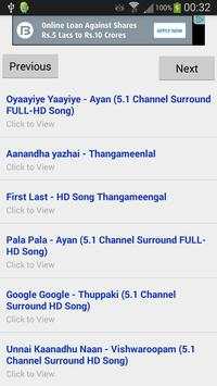 Tamil Video Songs screenshot 3