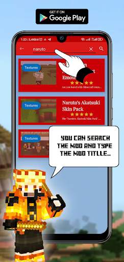 Mod addons Naruto for mcpe screenshot 6