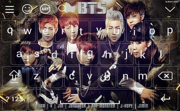 BTS Keyboard Theme ( kpop ) screenshot 3