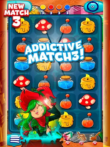 The Apprentice Witch - Puzzle Match 3 Game screenshot 9