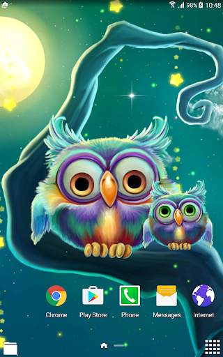 Cute Owls Live Wallpaper screenshot 5
