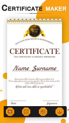 Certificate Maker: Templates and Design Ideas screenshot 3