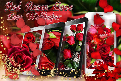 Red Roses Love live wallpaper screenshot 1
