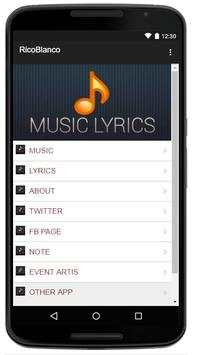 Rico Blanco Music Lyrics screenshot 1