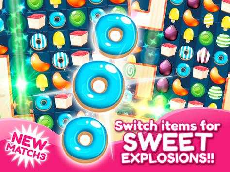 Delicious Sugar Land Candies Match 3 - Sweet Tooth screenshot 7