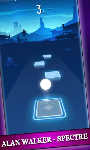 Alan Walker Tiles Hop Song Games screenshot 2