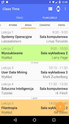 Class Time - Plan lekcji screenshot 2