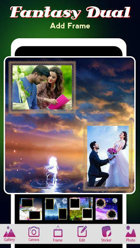 Fantasy Dual Photo Frames screenshot 1