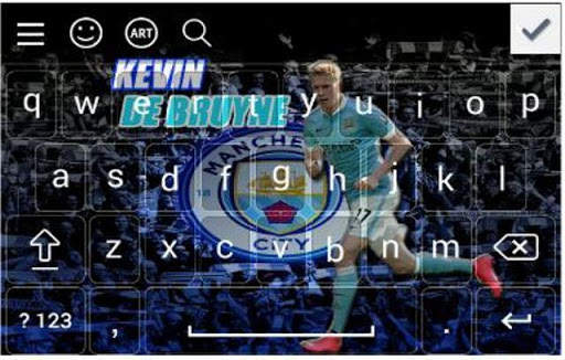 Kevin De Bruyne Theme Keyboard screenshot 7