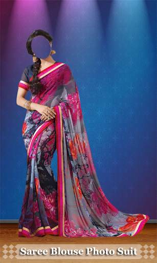 Saree Blouse Photo Suit - indian saree blouse blur 2 تصوير الشاشة