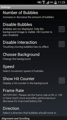 Black Bubble Live Wallpaper screenshot 6