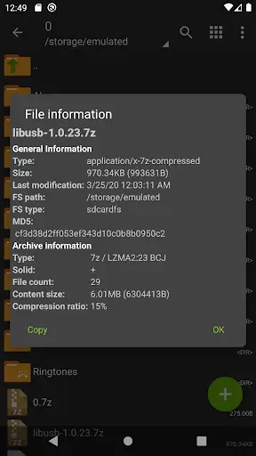 ZArchiver screenshot 8