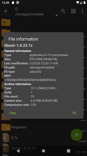 ZArchiver screenshot 8