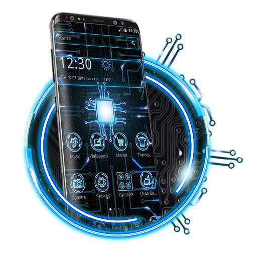 Blue circuit board theme 1.1.3