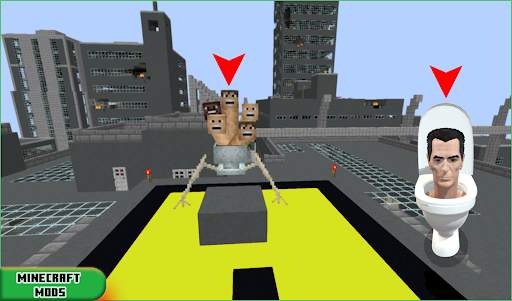 Skibidi Toilet Mod Minecraft screenshot 4