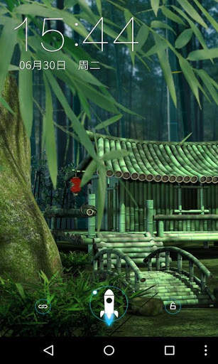 3D Bamboo House Live Wallpaper screenshot 5
