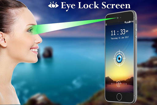 Eye Scanner Lock Screen Prank 1 تصوير الشاشة