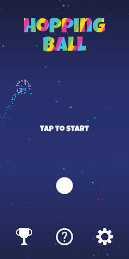 Hopping Ball : Color Blocks screenshot 1