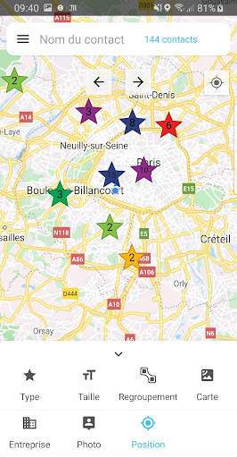 Contact on Map screenshot 4