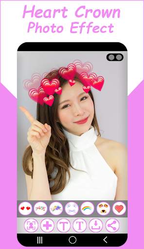 Heart Crown Photo Effect screenshot 1