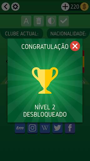 Estrelas de Futebol Quiz screenshot 5