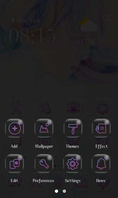 Lonelyy  Go Launcher Theme screenshot 4