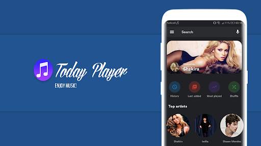 Today Music Player - Mp3 Player screenshot 1