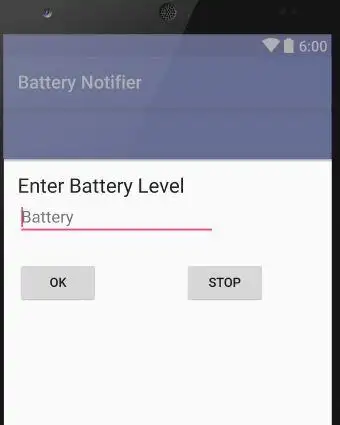 Battery Alarm screenshot 1