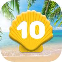 Number puzzle game – Beach *Gold Edition logo