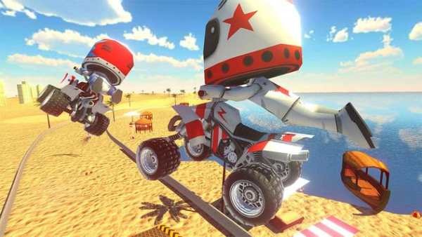 Stickman Stunt Downhill Motocross Racing screenshot 3