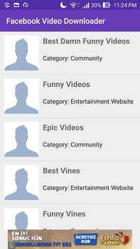 Video Downloader for Facebook screenshot 4