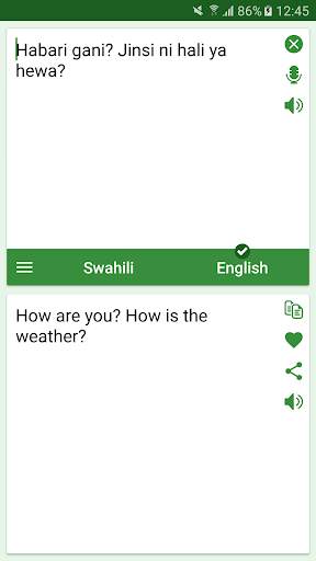 Swahili - English Translator screenshot 2