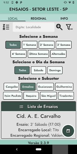 CCB Ensaios Setor Leste SP screenshot 3