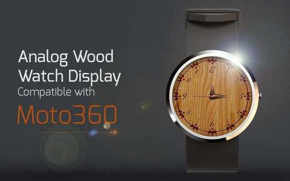 Analog Wood Watch Display screenshot 1