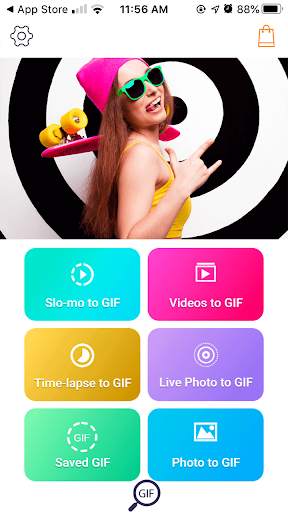 Sparkle GIF Maker - Create GIF with video and pics screenshot 2