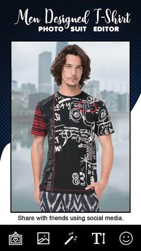 Man T Shirt Photo Suit screenshot 6