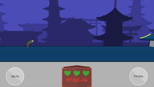 Ninja Roof Race screenshot 1