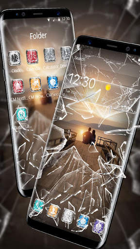 Broken Screen Love Theme screenshot 3