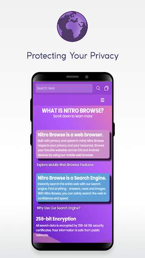 Nitro Browse - Private Web Browser screenshot 2